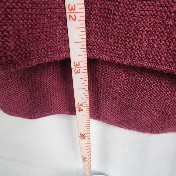 J Jill Pure Waffle Knit Sweater Womens Pullover Long Sleeve V Neck Size Medium - Picture 6 of 6
